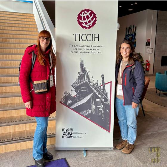 Dr Pompejano and Dr Mauri at the TICCIH 19th International Congress